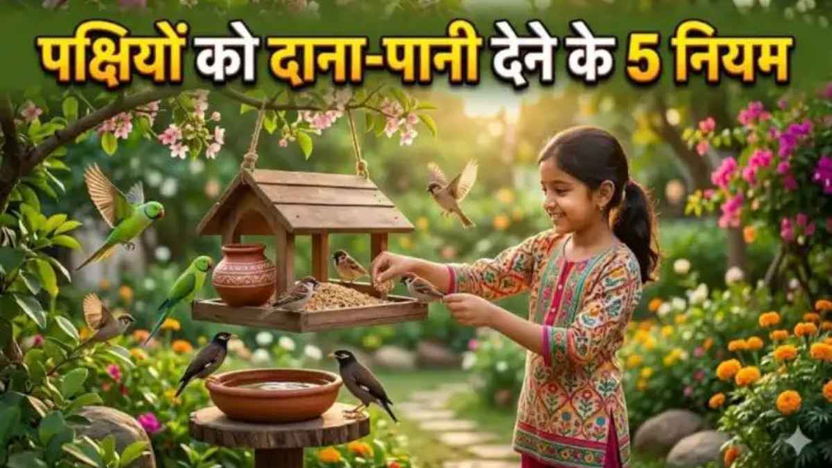 पुण्य की जगह कहीं मिल न जाए दोष! पक्षियों को दाना-पानी देते समय भूलकर भी न करें ये 5 बड़ी गलतियां feeding birds