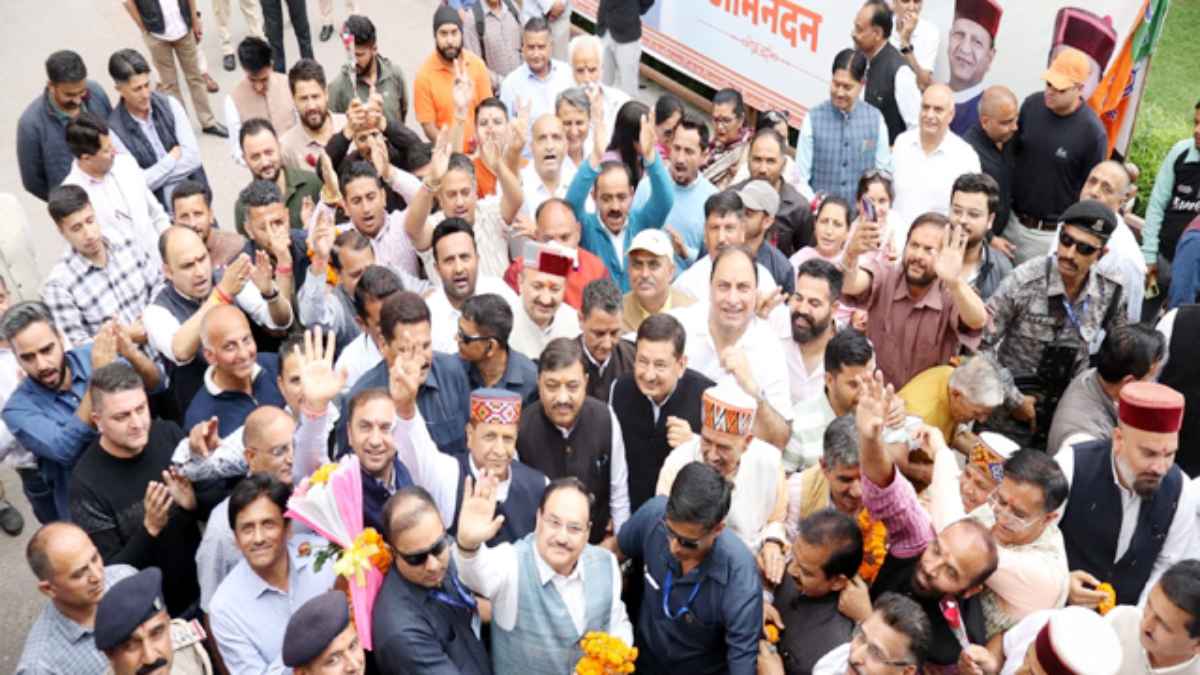JP Nadda Shimla Visit: ‘2027 में आएगी भाजपा, जाएगी कांग्रेस’, शिमला में बोले जेपी नड्डा- पंचायती चुनाव ने दिया साफ संदेश himachal-bjp-election-campaign