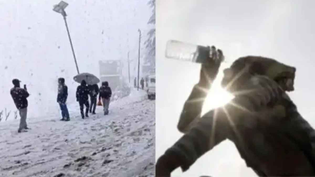 हिमाचल में मौसम का डबल अटैक! कहीं बर्फबारी से ठिठुरन तो कहीं 44 डिग्री की भीषण लू, धर्मशाला मैच पर संकट himachal-weather