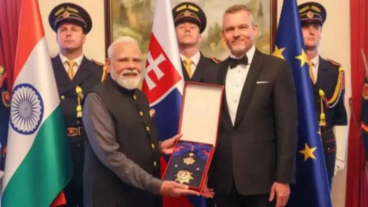 पीएम मोदी ने स्लोवाकिया में रचा इतिहास: 140 करोड़ भारतीयों के लिए बड़ा दिन, जानें इस सर्वोच्च सम्मान के मायने pm-modi-slovakia-visit