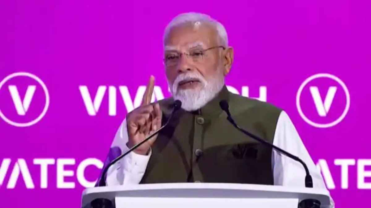 पेरिस में गूंजा पीएम मोदी का ‘AI मंत्र’, अमेरिका-चीन की रेस के बीच फ्रांस के साथ मिलकर रचा नया इतिहास pm-modi-vivatech