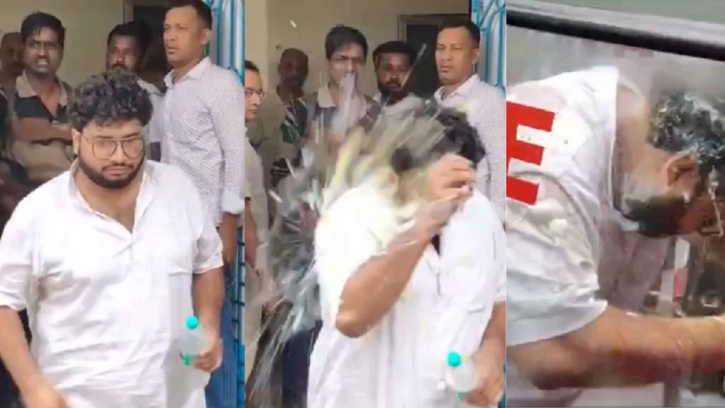 West Bengal Violence: कोर्ट ले जाते समय टीएमसी नेता सौमित्र बनर्जी पर फूटे दर्जनों अंडे, रानीगंज थाने के बाहर बीजेपी का भारी हंगामा political violence west bengal