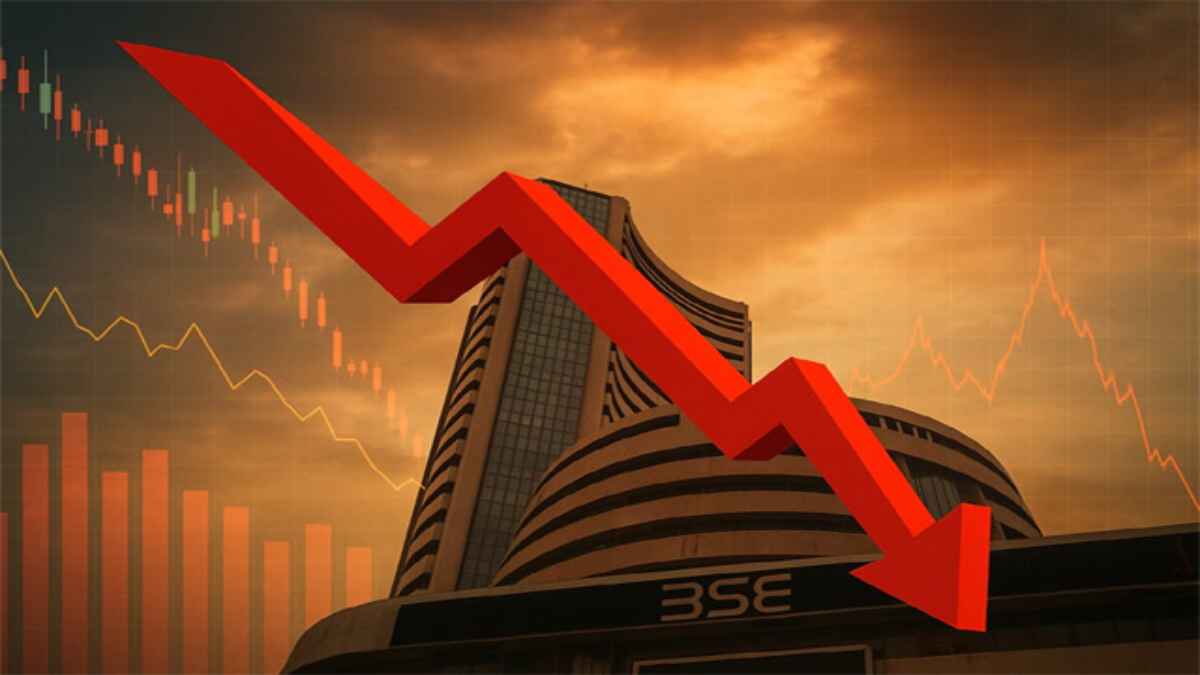 शेयर बाजार में 5 दिन की तेजी के बाद बड़ा हाहाकार! खुलते ही धड़ाम हुआ सेंसेक्स, निवेशकों के डूबे ₹1.35 लाख करोड़ share-down