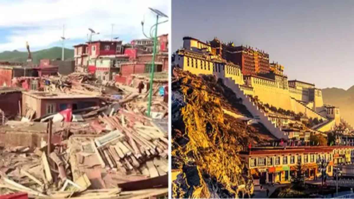 तिब्बत में बढ़ा चीनी दमन: पवित्र मणि पत्थरों को किया गया दफन, छतों पर जबरन फहराए जा रहे चीन के राष्ट्रीय ध्वज tibet-religious-suppression